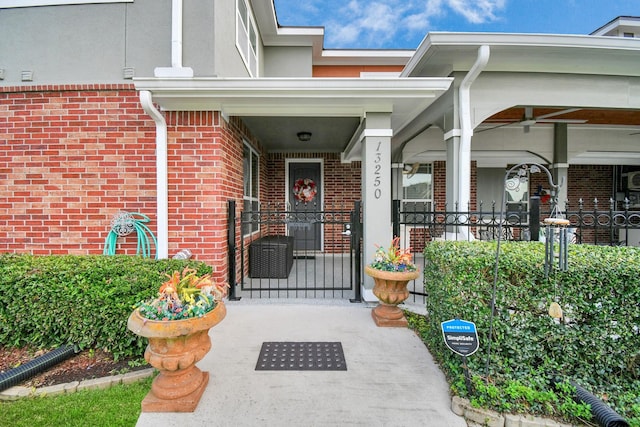 view of entrance to property