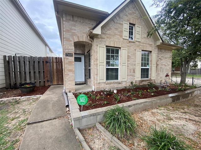 view of front of home