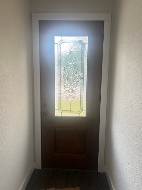 view of doorway to outside