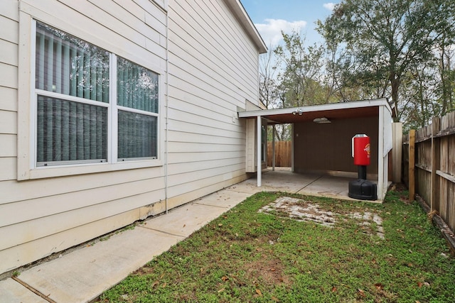 exterior space featuring a patio