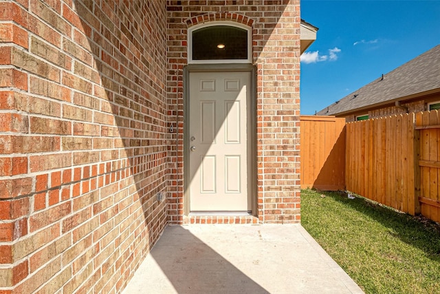 view of property entrance