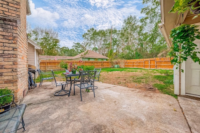 view of patio