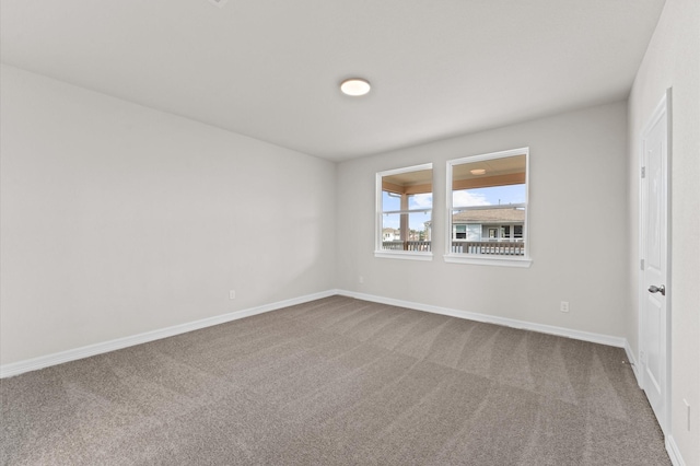 unfurnished bedroom with carpet floors