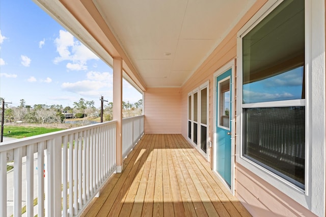 view of deck