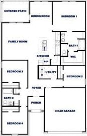 40738 Rosemary Rain Ln, Magnolia, TX 77354 - floor plan / room layout