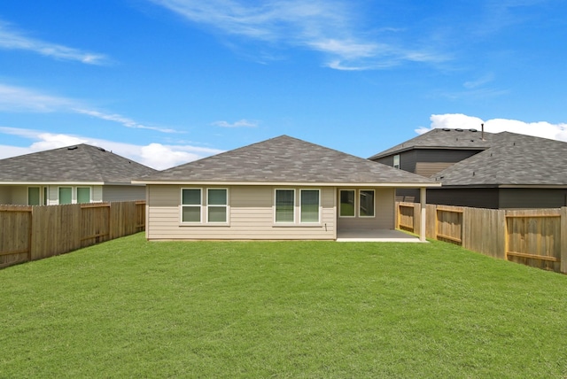 40738 Rosemary Rain Ln, Magnolia, TX 77354 - back of house with a patio and a shingled roof