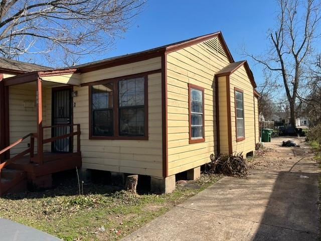 view of side of home