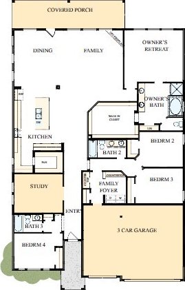 17007 Sweet Iris Ct, Conroe, TX 77302 - property floor plan