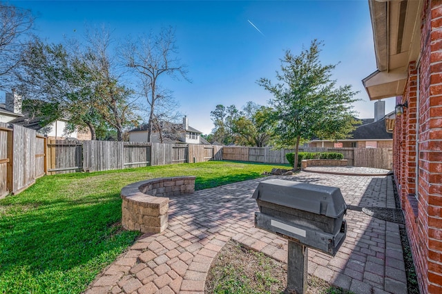 view of patio / terrace featuring grilling area