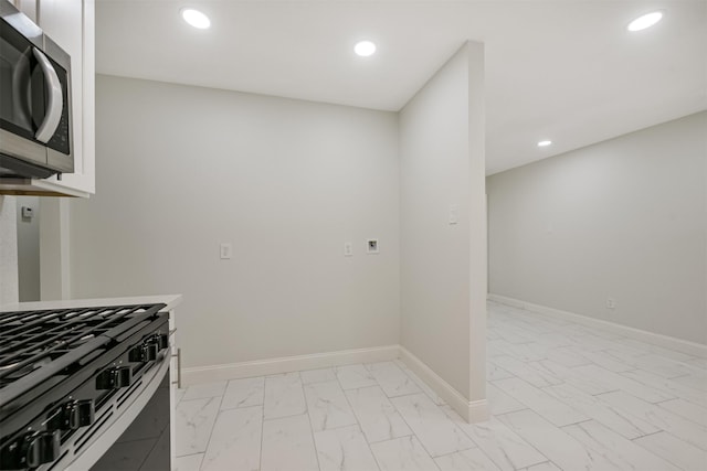 kitchen featuring appliances with stainless steel finishes