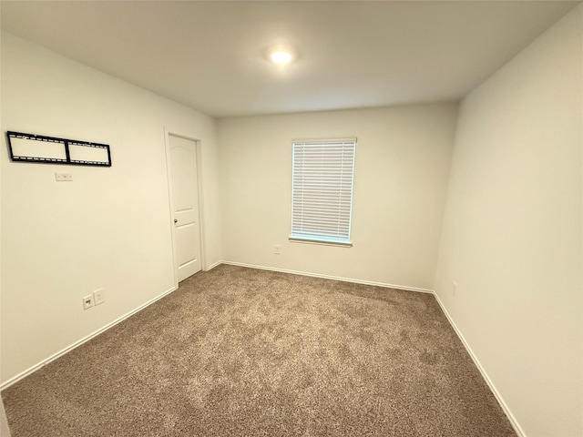 empty room featuring carpet floors