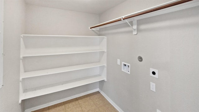 laundry room featuring hookup for a washing machine and electric dryer hookup