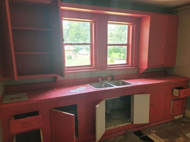 kitchen featuring sink