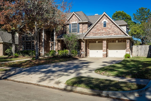 craftsman inspired home with a garage