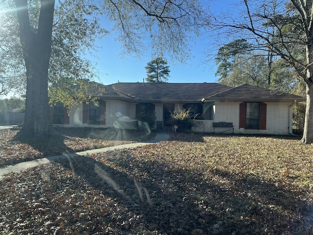 view of ranch-style house