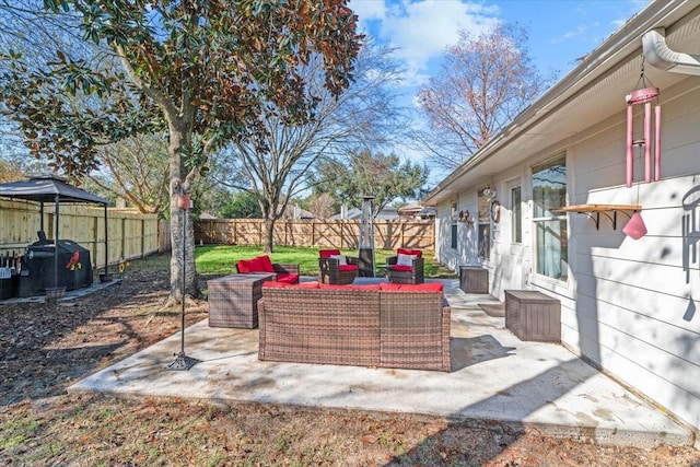 view of patio / terrace with outdoor lounge area