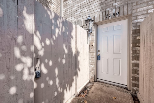 view of property entrance