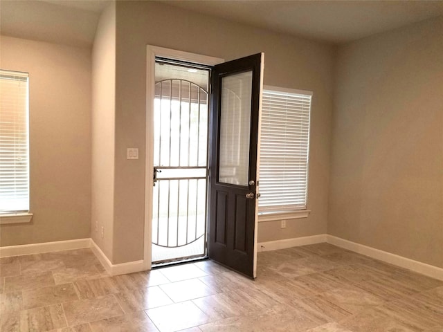 view of entrance foyer