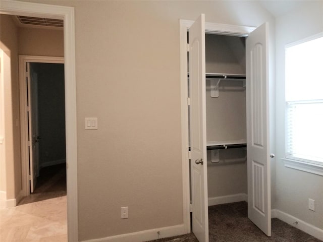 view of closet