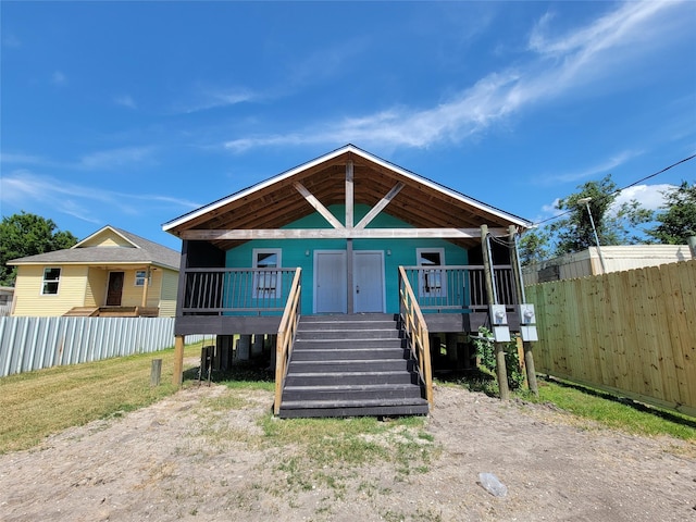 view of front of property