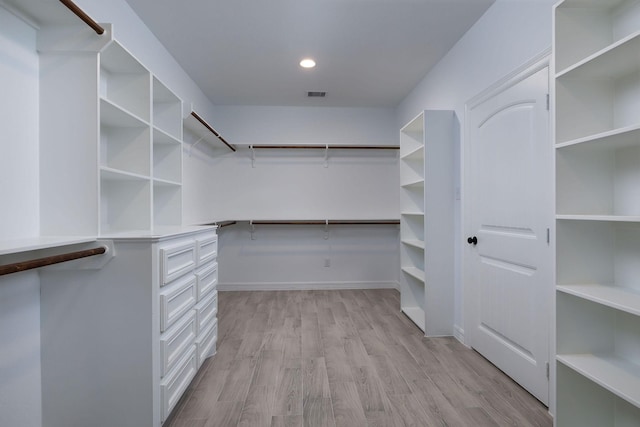 228 Feldspar Ln, Huntsville, TX 77340 - walk in closet featuring light wood-style flooring
