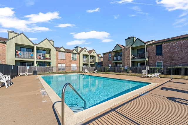 view of pool