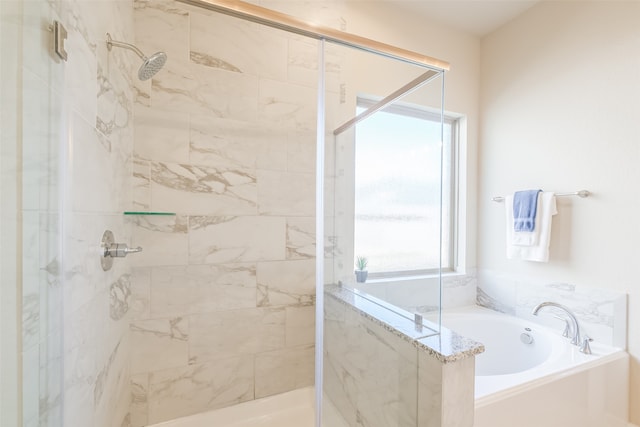 29614 Sterling Knoll Dr, Fulshear, TX 77441 - bathroom featuring a bath and a shower stall