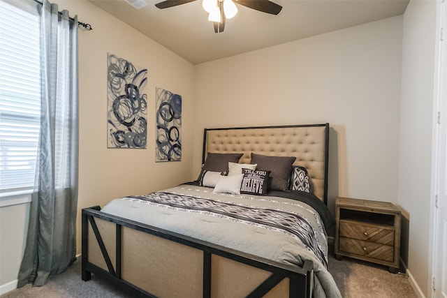 29614 Sterling Knoll Dr, Fulshear, TX 77441 - bedroom with baseboards, ceiling fan, and carpet flooring