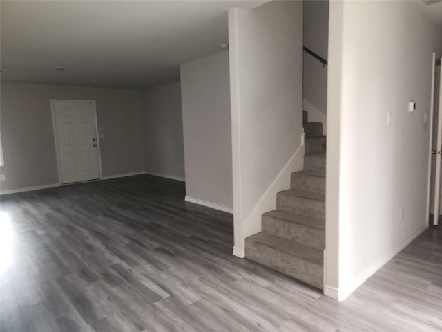 interior space featuring hardwood / wood-style floors