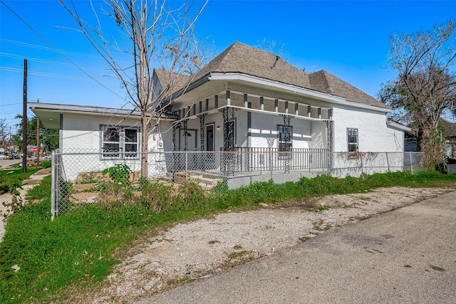 view of front facade with a porch