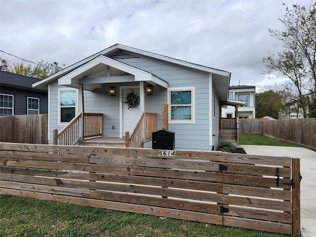 view of front of house