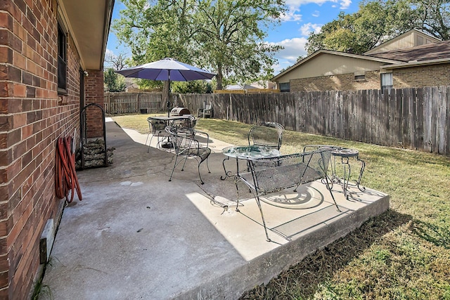 view of patio