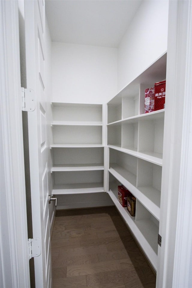 view of pantry