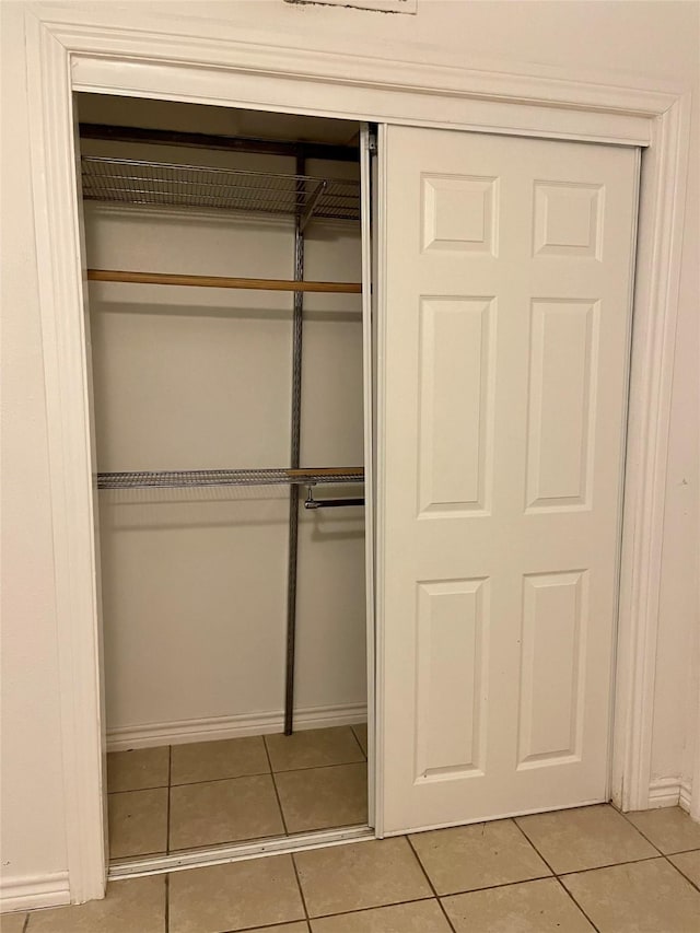 view of closet