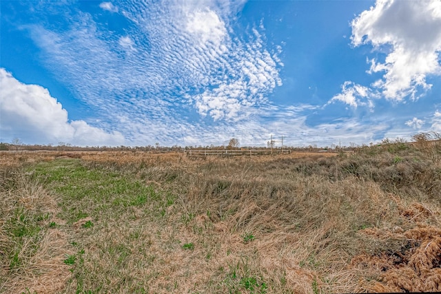 view of nature with a rural view