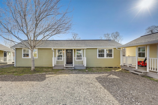 view of ranch-style home