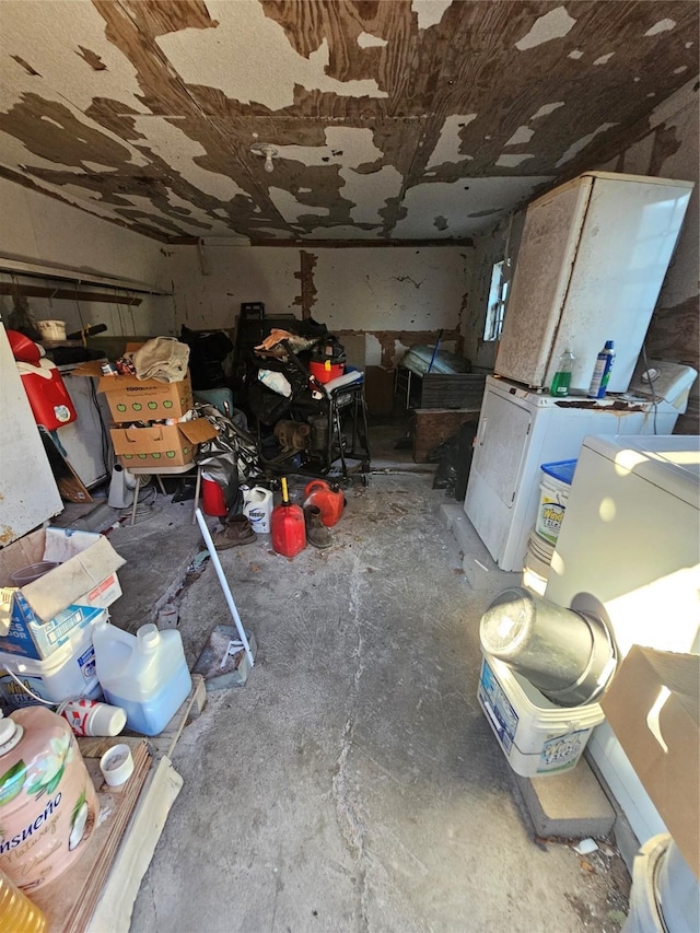 miscellaneous room featuring concrete floors