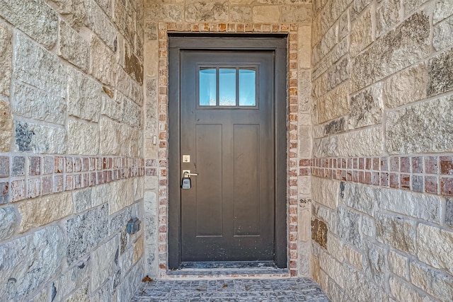 view of entrance to property