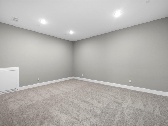 spare room with carpet floors