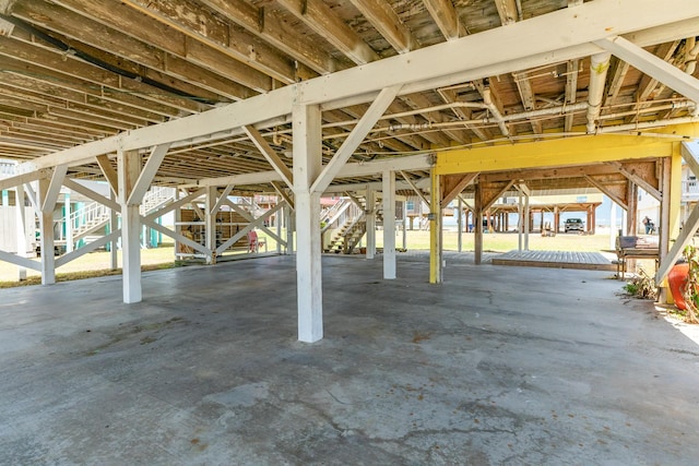 misc room featuring concrete floors