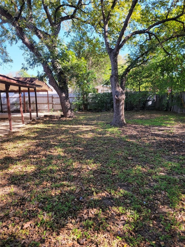 view of yard