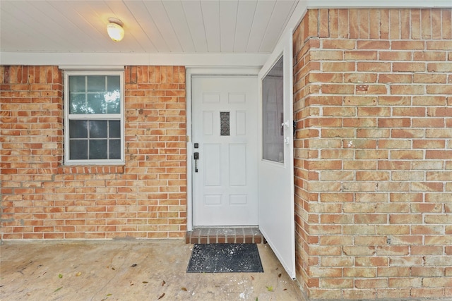 view of entrance to property