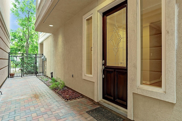 view of property entrance