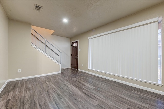 interior space with wood-type flooring