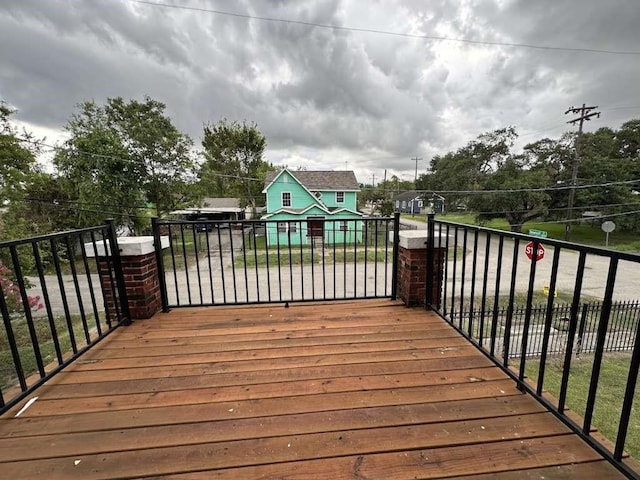 view of deck