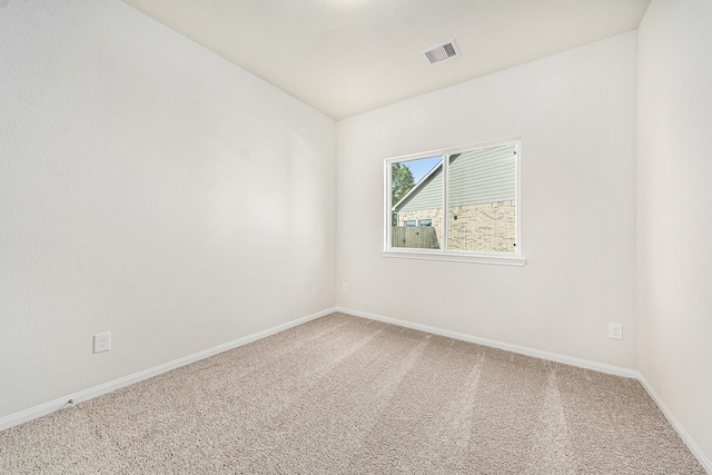 empty room with carpet floors