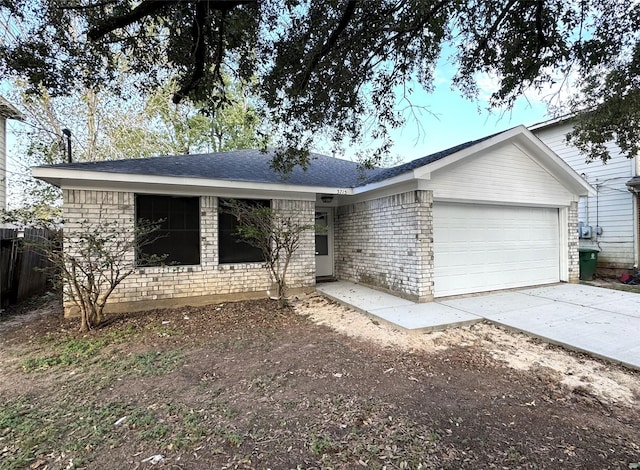 ranch-style house with a garage