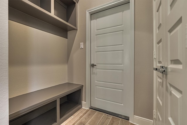 3050 Willowbend Rd, Montgomery, TX 77356 - mudroom with light wood-type flooring and baseboards