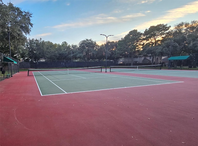 view of sport court