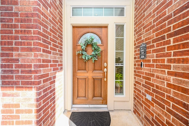 view of property entrance